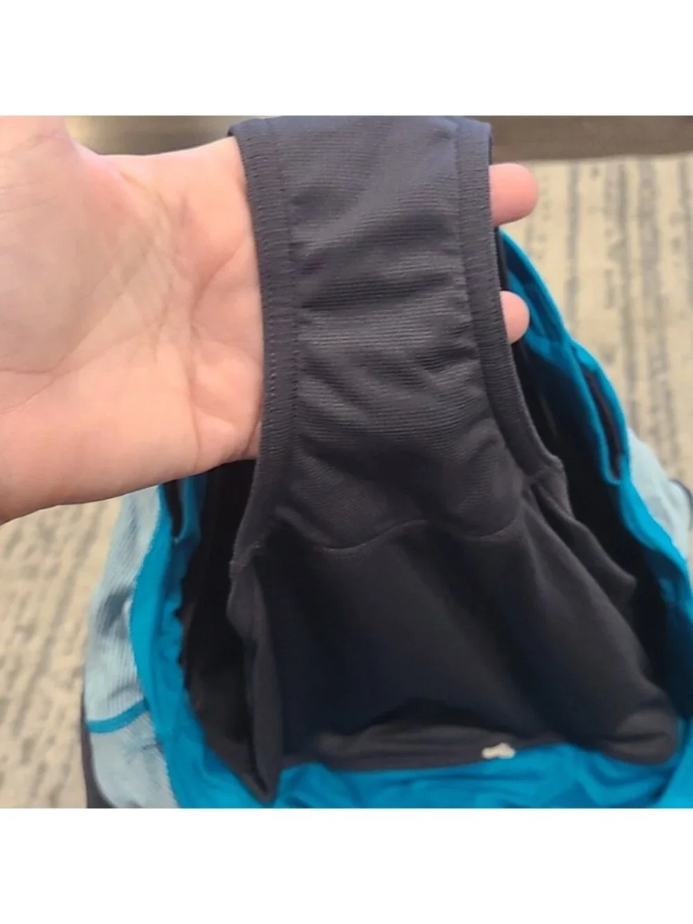 Lululemon Turbo Run Short Coal / Surge Wee Stripe / Surge